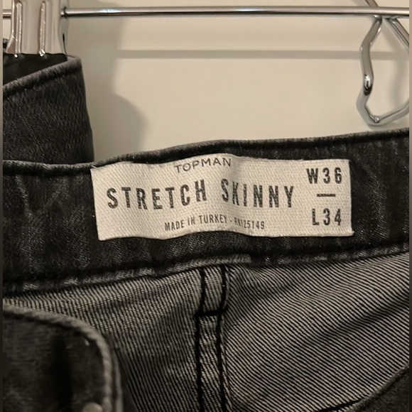 Topman Ripped Black Jeans - Picture 2 of 4